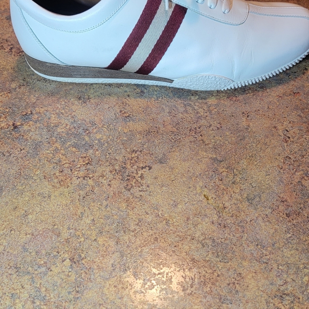 Bally Frenz Men's White Leather Sneakers Sneakers Size 13 US/46 EU USED w/BOX - Picture 13 of 16